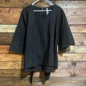 Melissa McCarthy Seven7 Tie Blouse